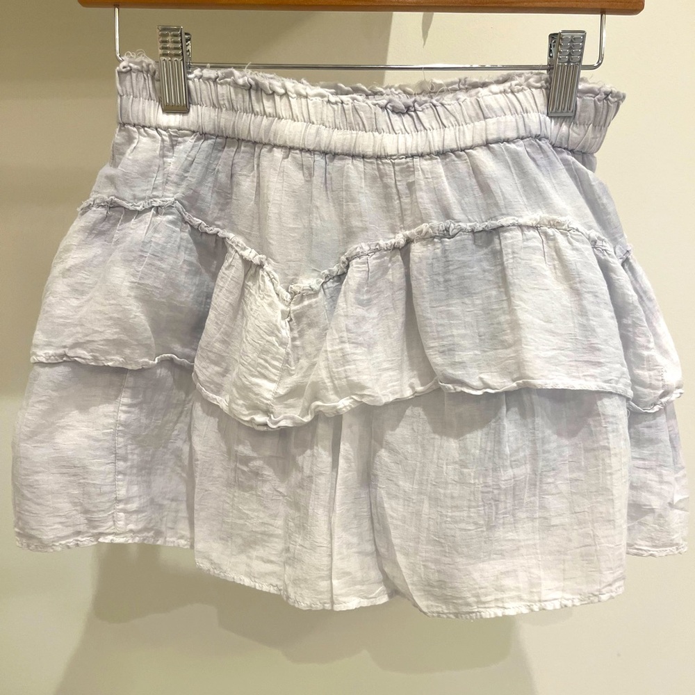 LoveShackFancy Abrielle Mini Skirt
